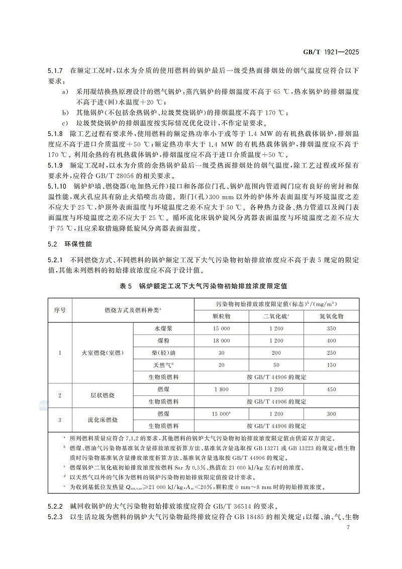GBT1921-2025工业锅炉技术规范_15